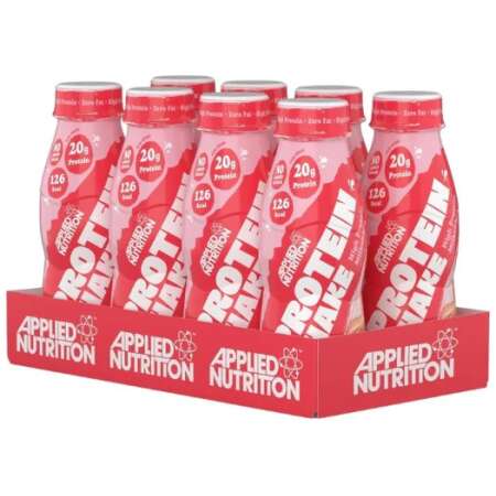 Applied Nutrition High Protein Shake, Strawberries & Cream (EAN 05056555202074) - 8 x 330 ml.