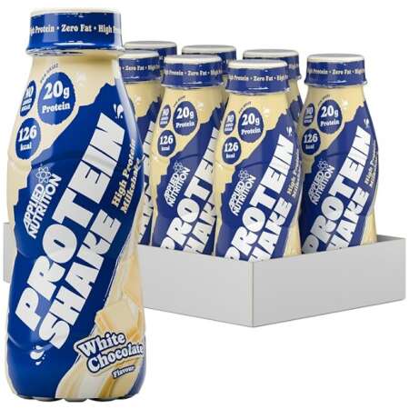 Applied Nutrition High Protein Shake, White Chocolate (EAN 05056555202104) - 8 x 330 ml.