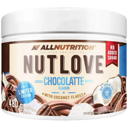 Allnutrition Nutlove, Chocolatte with Coconut Flakes - 480g