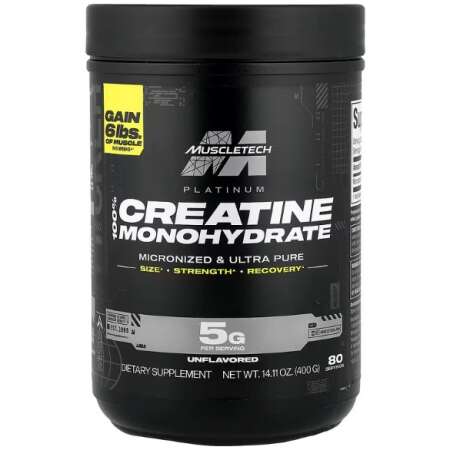 MuscleTech Platinum 100% Creatine Monohydrate - 400g