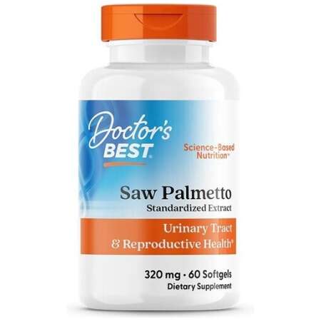 Doctor's Best Saw Palmetto Standardized Extract with Prosterol, 320mg - 60 softgels
