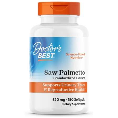 Doctor's Best Saw Palmetto Standardized Extract with Prosterol, 320mg - 180 softgels