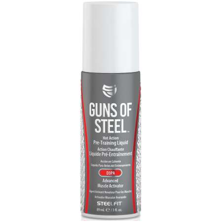 Guns of Steel, Hot Action Pre-Training Liquid - 89 ml.