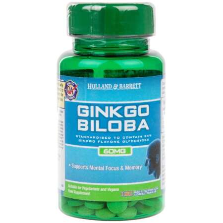Ginkgo Biloba, 60mg - 120 tabs