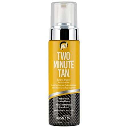 Two Minute Tan, Sunless Bronzer Instant Glow Dark Tanning Gel - 237 ml.