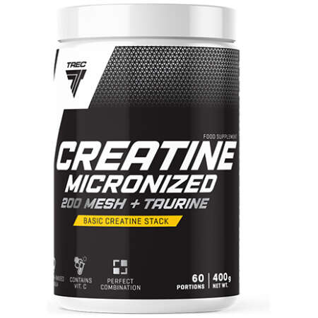 Creatine Micronized 200 Mesh + Taurine - 400g