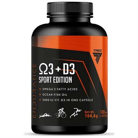 Endurance Omega 3 + D3 Sport Edition - 120 caps