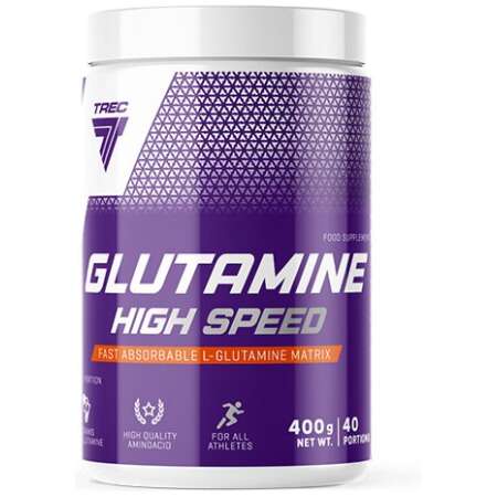 Glutamine High Speed, Orange-Grapefruit - 400g