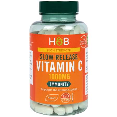 Slow Release Vitamin C, 1000mg - 120 vegan tabs