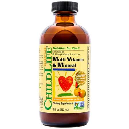 Multi Vitamin & Mineral, Natural Orange/Mango - 237 ml.