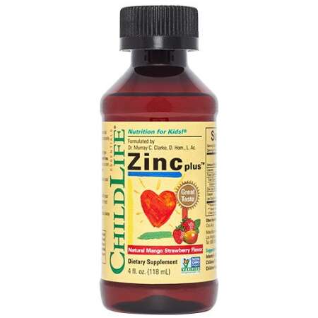 Zinc Plus, Natural Mango Strawberry - 118 ml.