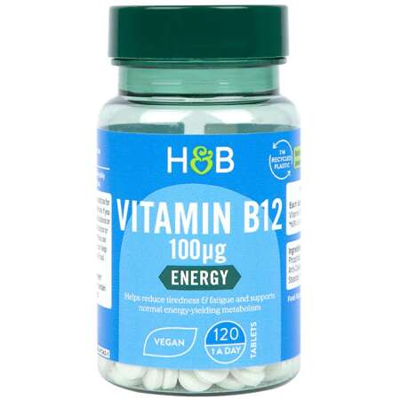 Vitamin B12, 100mcg - 120 tablets