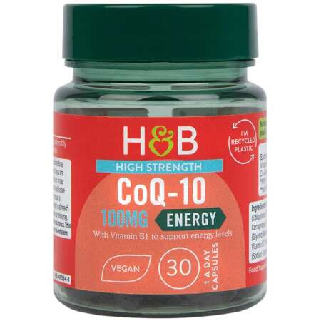 High Strength CoQ-10, 100mg (EAN 5059604473340) - 30 vcaps