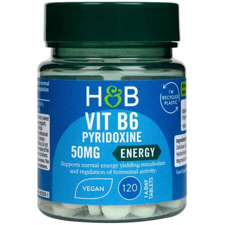 Vitamin B6, 50mg - 120 tabs