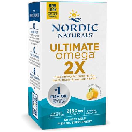 Nordic Naturals Ultimate Omega 2X, 2150mg Lemon (EAN 768990021503) - 60 softgels