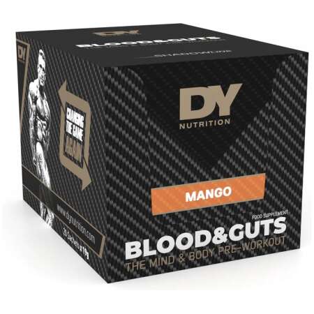 Dorian Yates Blood and Guts Sachets, Mango - 20 x 19g