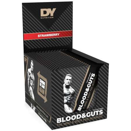 Dorian Yates Blood and Guts Sachets, Strawberry - 20 x 19g