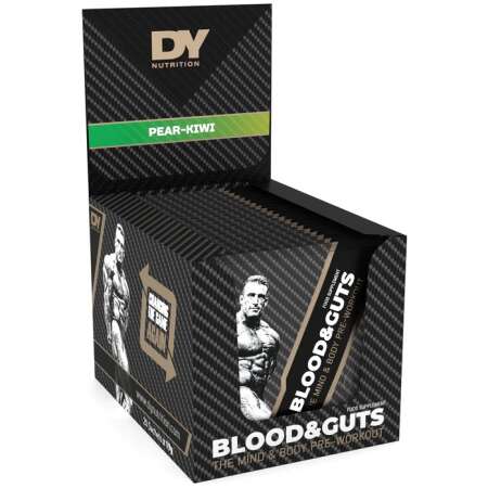 Dorian Yates Blood and Guts Sachets, Pear-Kiwi - 20 x 19g