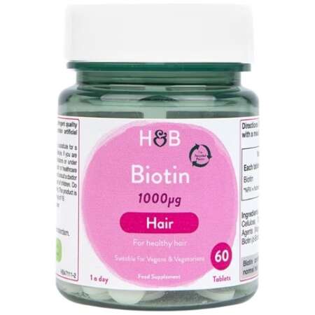 Biotin, 1000mcg - 60 tablets