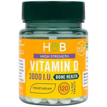 High Strength Vitamin D, 3000 IU - 120 tablets