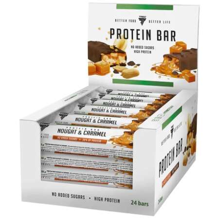 Protein Bar, Nougat & Caramel (EAN 5904358564649) - 24 x 46g