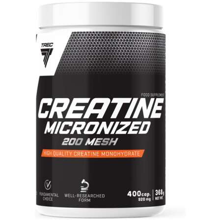 Creatine Micronized 200 Mesh - 400 caps