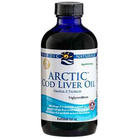 Nordic Naturals (Danish Label) Arctic Cod Liver Oil, 1060mg Orange - 237 ml,