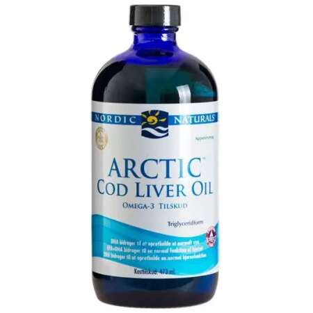 Nordic Naturals (Danish Label) Arctic Cod Liver Oil, 1060mg Orange - 473 ml,