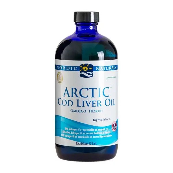 Nordic Naturals (Danish Label) Arctic Cod Liver Oil, 1060mg Orange - 473 ml,