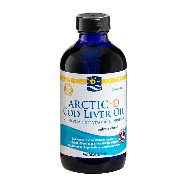 Nordic Naturals (Danish Label) Arctic-D Cod Liver Oil, Lemon - 237 ml,