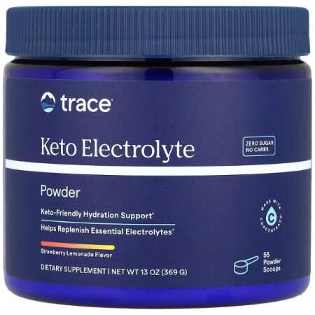Keto Electrolyte Powder, Strawberry Lemonade - 369g