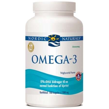 Nordic Naturals (Danish Label) Omega-3 Fiskeolie, 690mg Lemon - 180 softgels