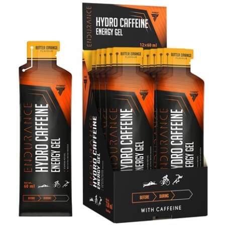 Endurance Hydro Caffeine Energy Gel, Bitter Orange - 12 x 60 ml.