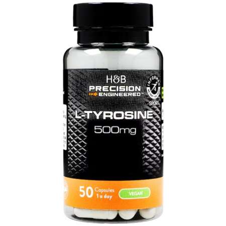 Precision Engineered L-Tyrosine, 500mg - 50 caps