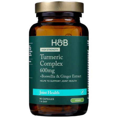 High Strength Turmeric Complex plus Boswellia & Ginger Extract, 600mg - 90 caps