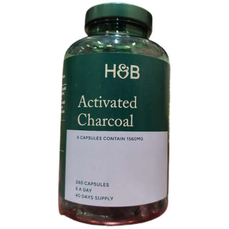 Activated Charcoal, 1560mg - 240 caps