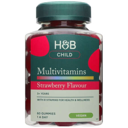 Child Multivitamins Gummies, Strawberry - 60 gummies