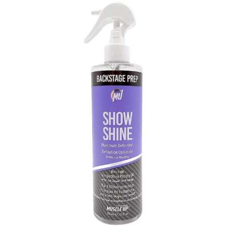 Show Shine, Maximum Definition Ultra Light Competition Posing Oil Spray - 355 ml.