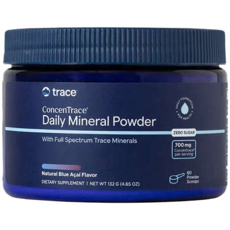 ConcenTrace Daily Mineral Powder, Natural Blue Acai - 132g
