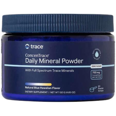 ConcenTrace Daily Mineral Powder, Natural Blue Hawaiian - 132g