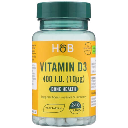 Vitamin D3, 10mcg - 240 tablets