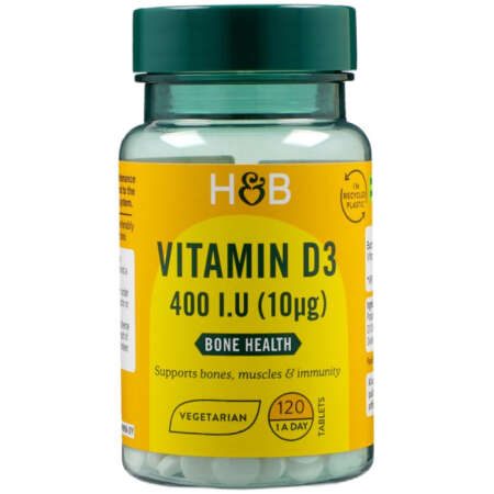 Vitamin D3, 10mcg - 120 tablets