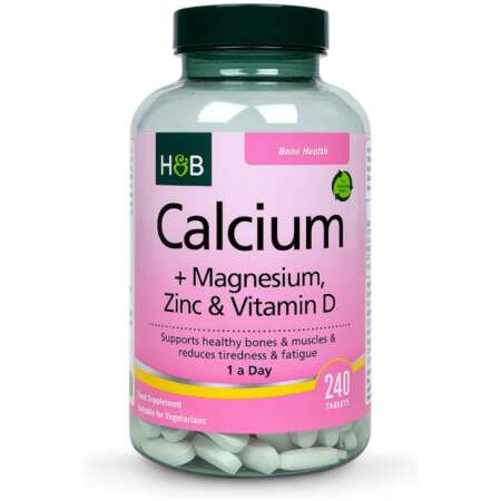 Calcium + Magnesium, Zinc & Vitamin D - 240 tablets