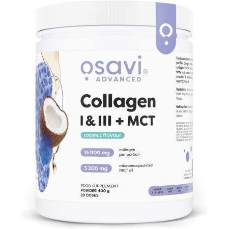 Osavi Collagen I & III + MCT, Coconut - 400g