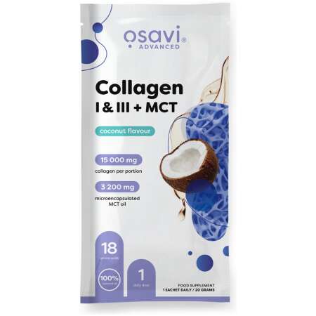 Osavi Collagen I & III + MCT, Coconut - 20g (1 serving)