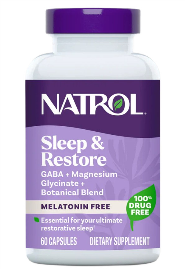 Natrol Sleep & Restore Melatonin Free - 60 caps