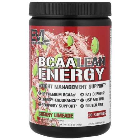 EVLution Nutrition BCAA Lean Energy, Cherry Limeade - 321g