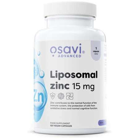 Osavi Liposomal Zinc, 15mg - 120 vegan caps