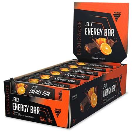 Endurance Jelly Energy Bar, Orange - 32 x 40g