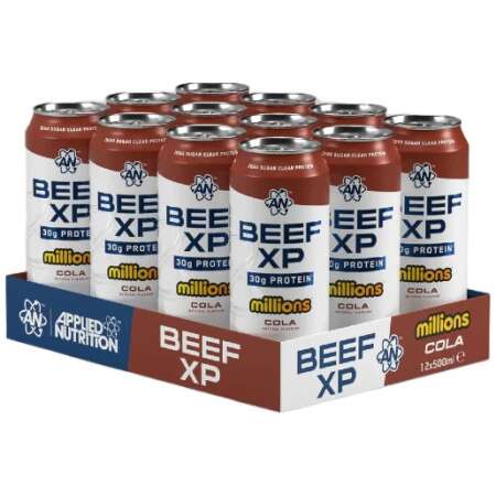 Applied Nutrition Beef XP Cans, Millions Cola - 12 x 500 ml,